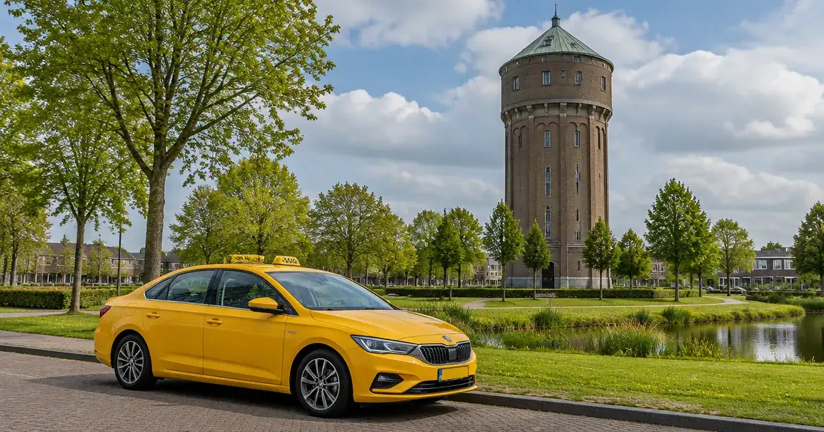 Taxi Barendrecht bij de watertoren