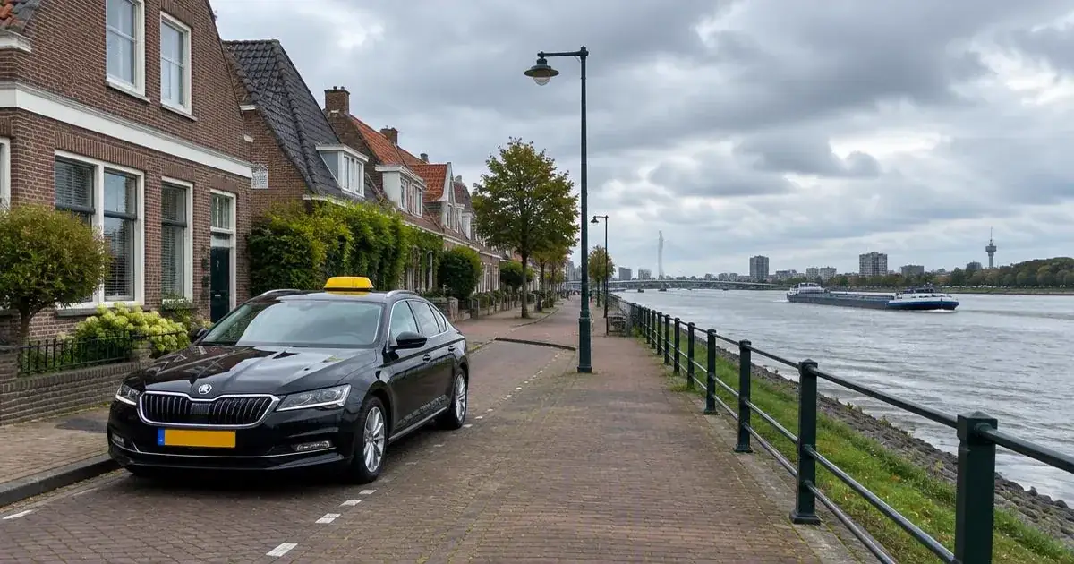 Taxi in Capelle aan den IJssel langs de IJssel