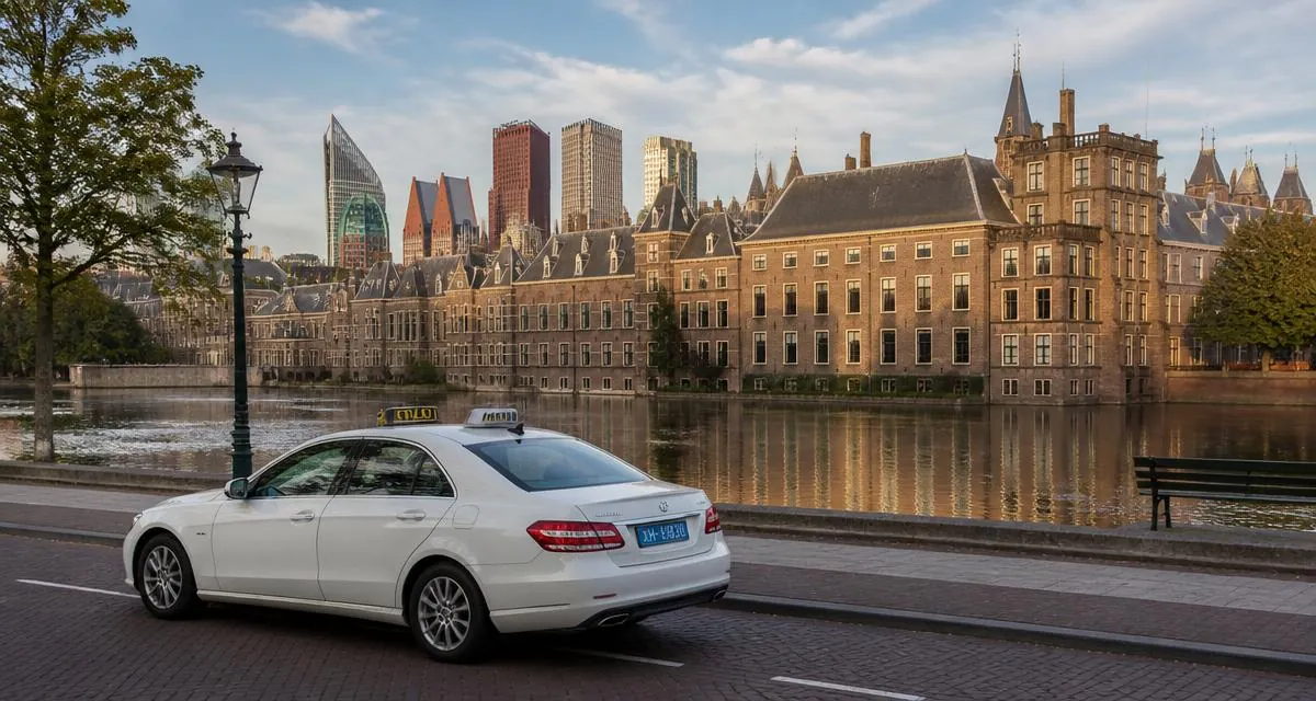 Taxi Den Haag met vaste prijs Taxi in Den Haag bij het Binnenhof