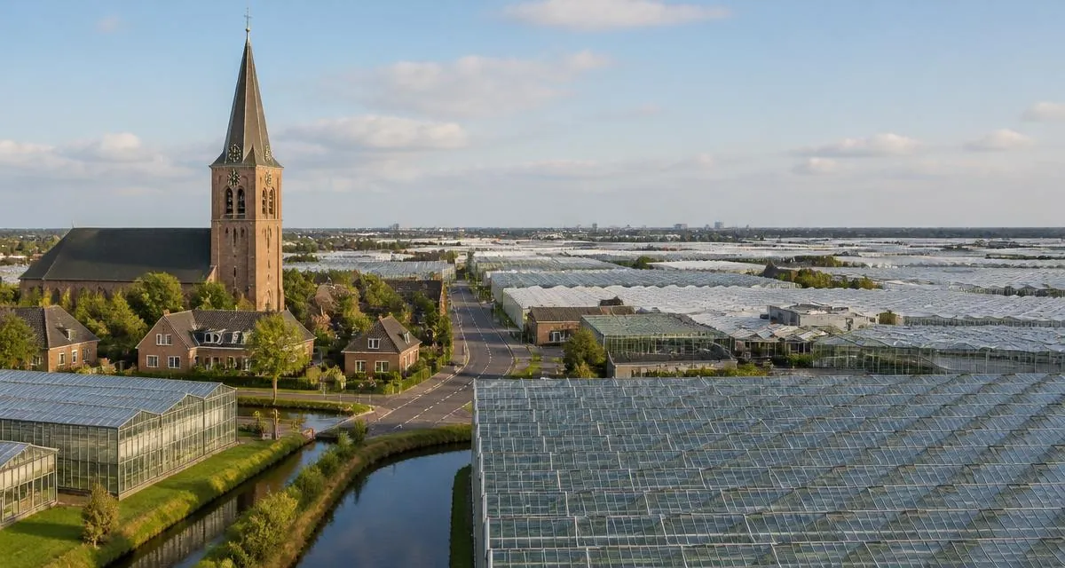 Taxivervoer in de gemeente Westland met glastuinbouw en dorpen