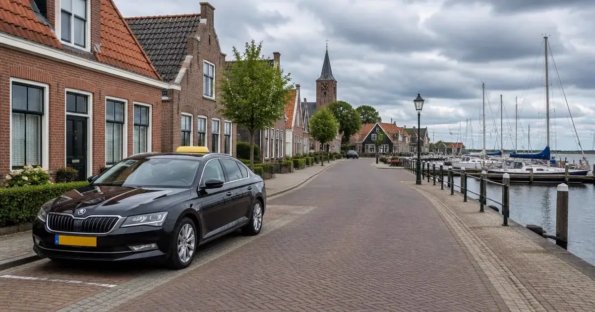 Taxi Numansdorp met vaste prijs Taxi in Numansdorp bij de haven met zeilboten